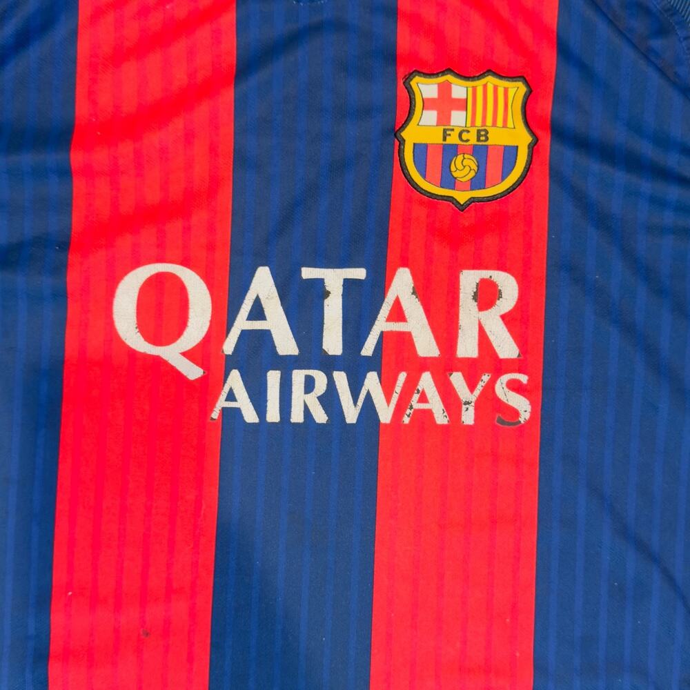 Nike FC Barcelona 2016/17 Home Jersey Men’s L Authentic Blaugrana Soccer Shirt - Picture 2 of 11